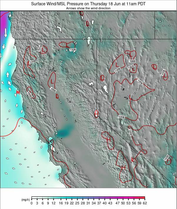 North California weather map - click to go back to main thumbnail page