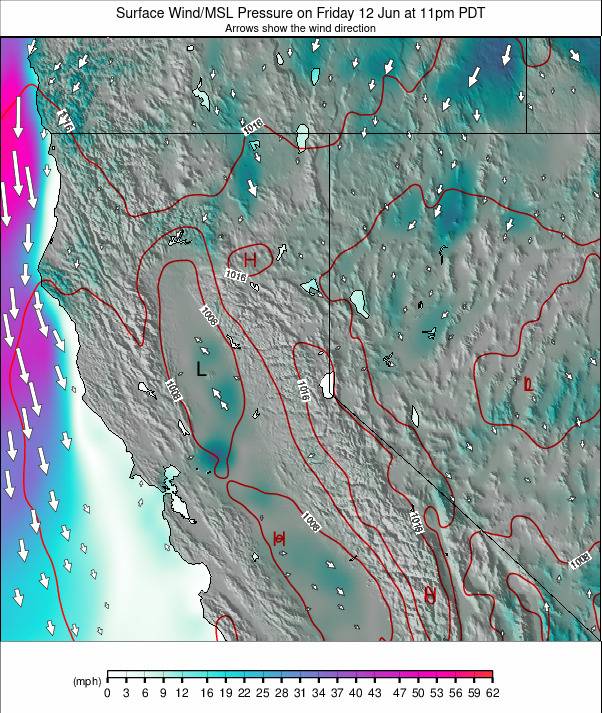 North California weather map - click to go back to main thumbnail page