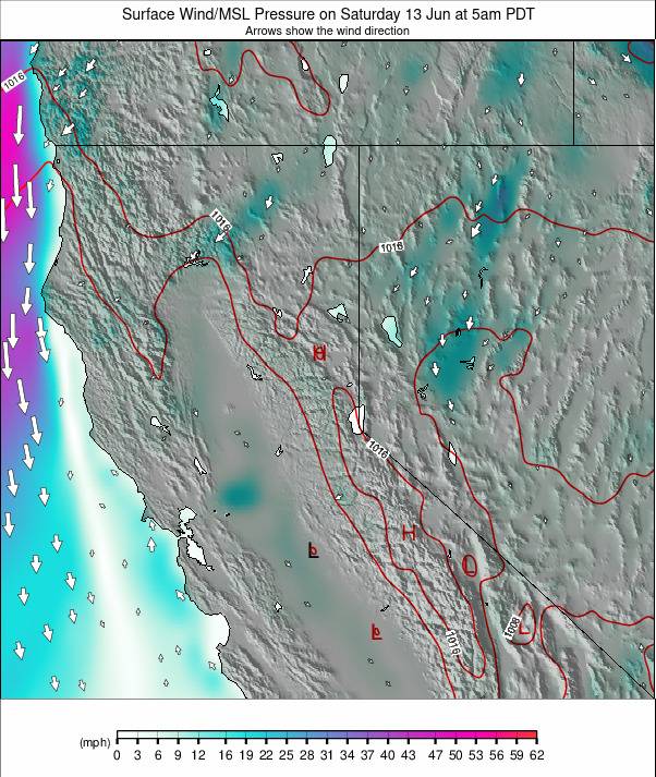North California weather map - click to go back to main thumbnail page