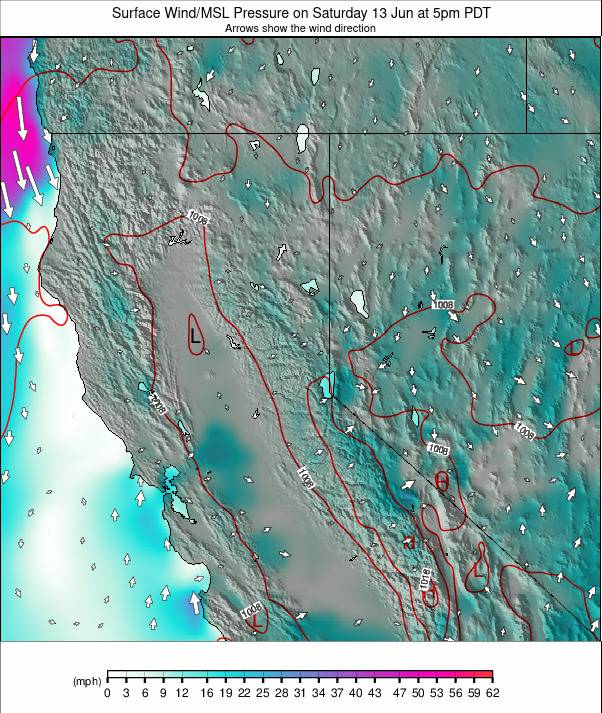 North California weather map - click to go back to main thumbnail page