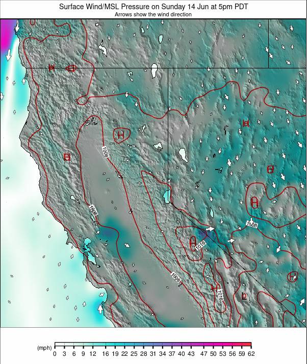 North California weather map - click to go back to main thumbnail page