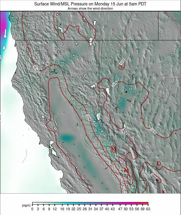 North California weather map - click to go back to main thumbnail page