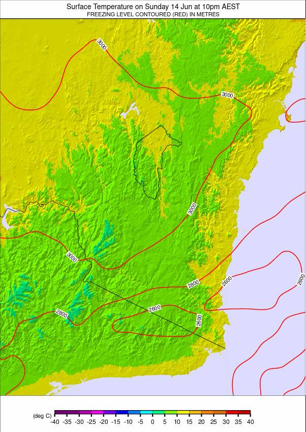 New South Wales weather map - click to go back to main thumbnail page