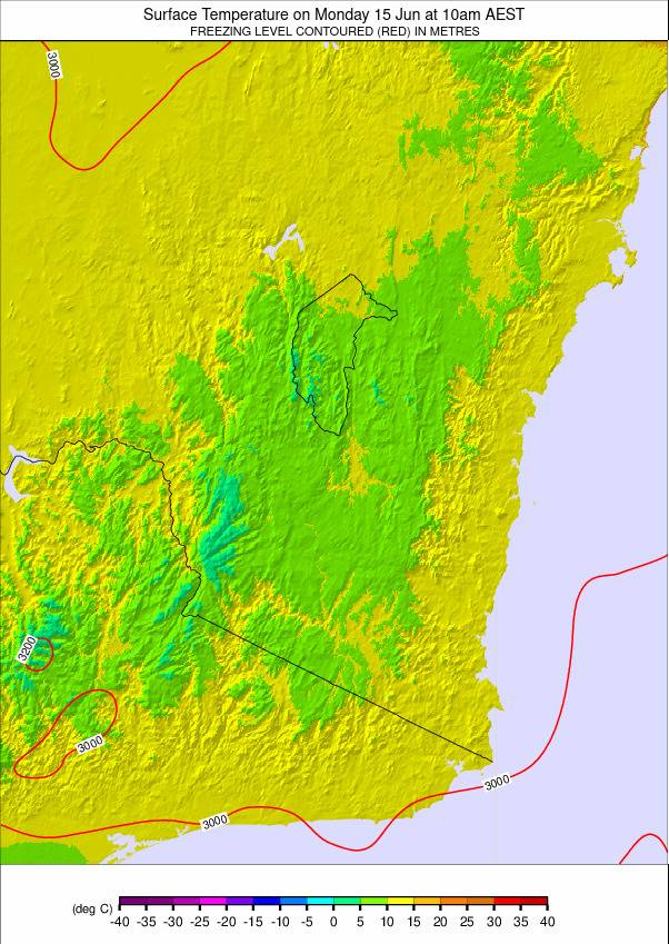 New South Wales weather map - click to go back to main thumbnail page