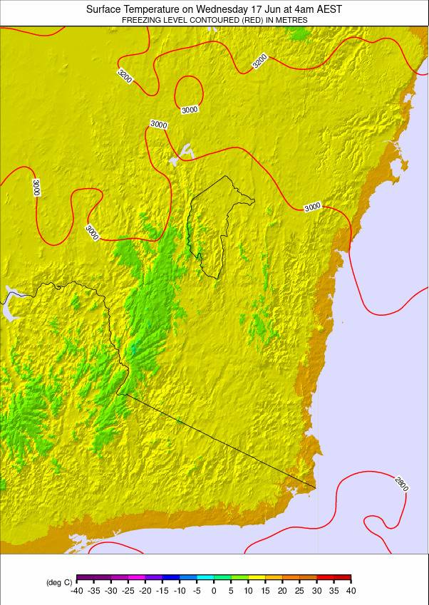 New South Wales weather map - click to go back to main thumbnail page
