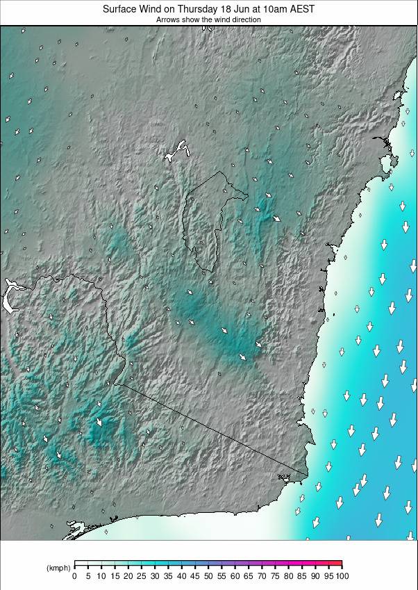 New South Wales weather map - click to go back to main thumbnail page