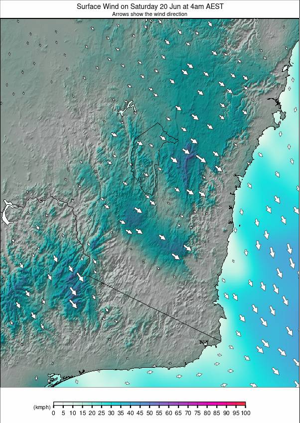 New South Wales weather map - click to go back to main thumbnail page