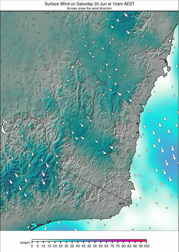New South Wales weather map - click to go back to main thumbnail page