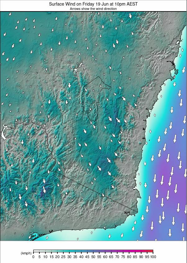 New South Wales weather map - click to go back to main thumbnail page