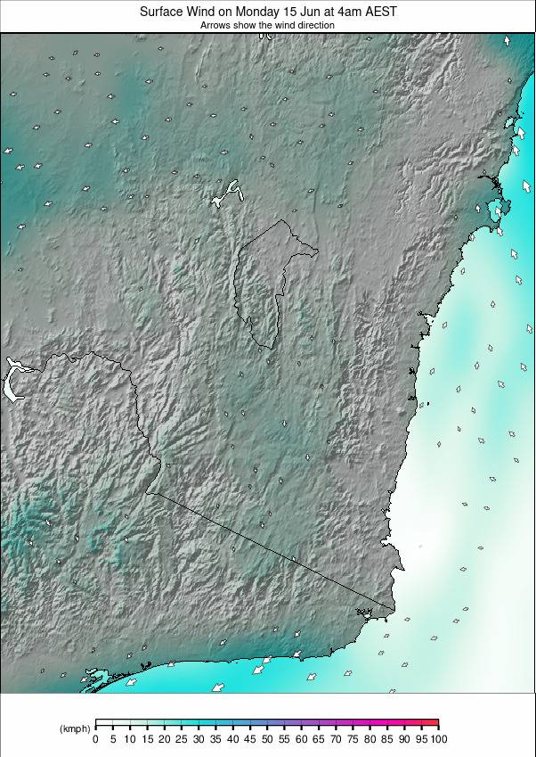 New South Wales weather map - click to go back to main thumbnail page