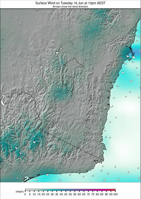 New South Wales weather map - click to go back to main thumbnail page