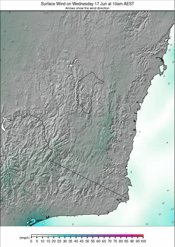 New South Wales weather map - click to go back to main thumbnail page