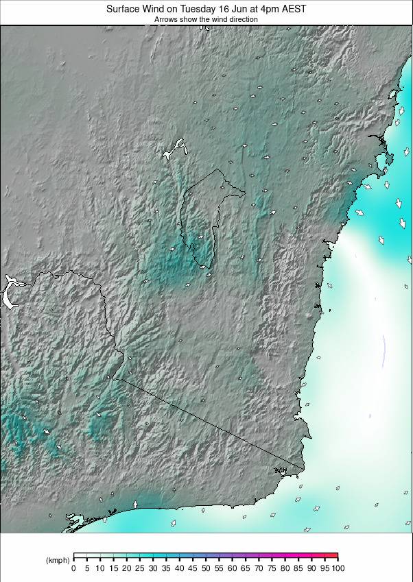 New South Wales weather map - click to go back to main thumbnail page
