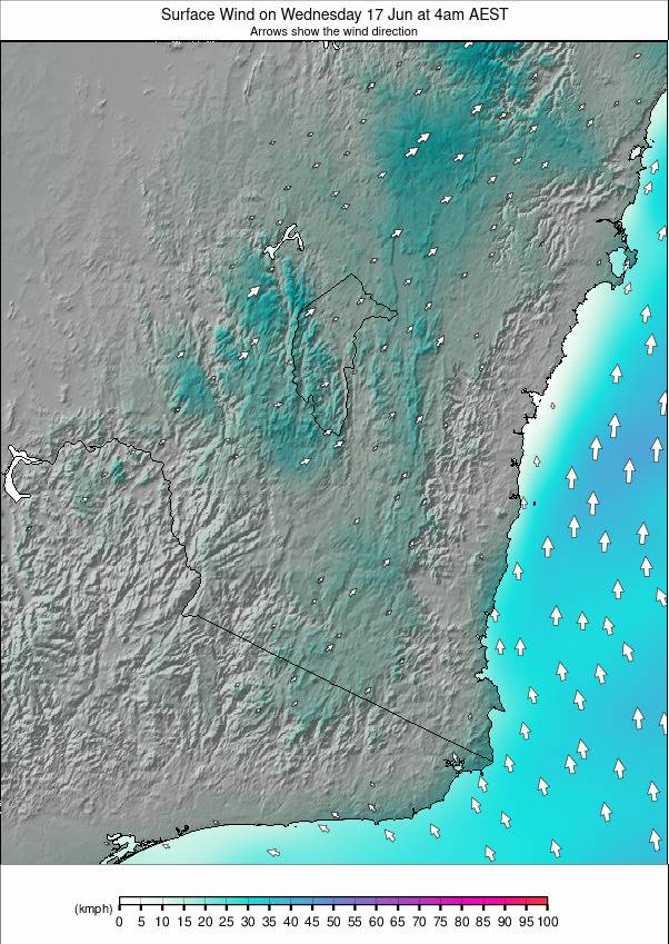 New South Wales weather map - click to go back to main thumbnail page