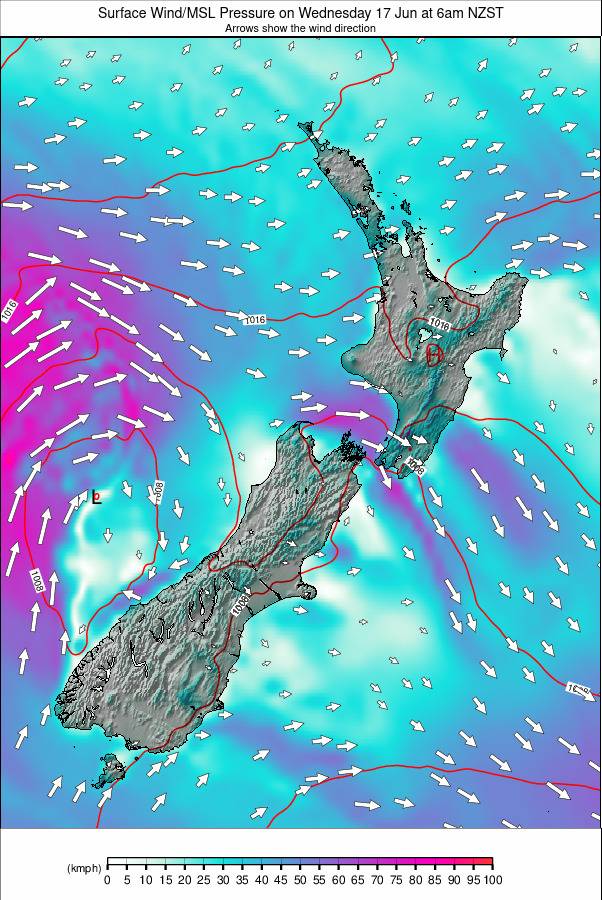 All New Zealand weather map - click to go back to main thumbnail page