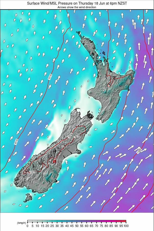 All New Zealand weather map - click to go back to main thumbnail page
