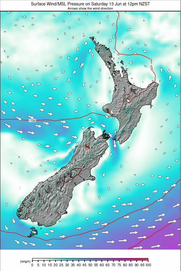 All New Zealand weather map - click to go back to main thumbnail page