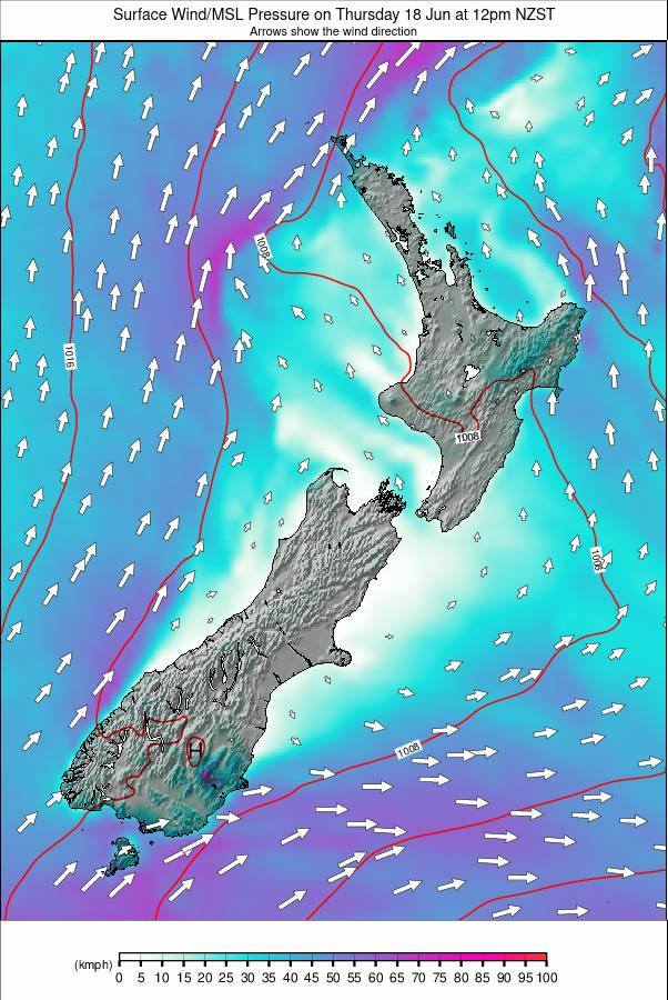 All New Zealand weather map - click to go back to main thumbnail page