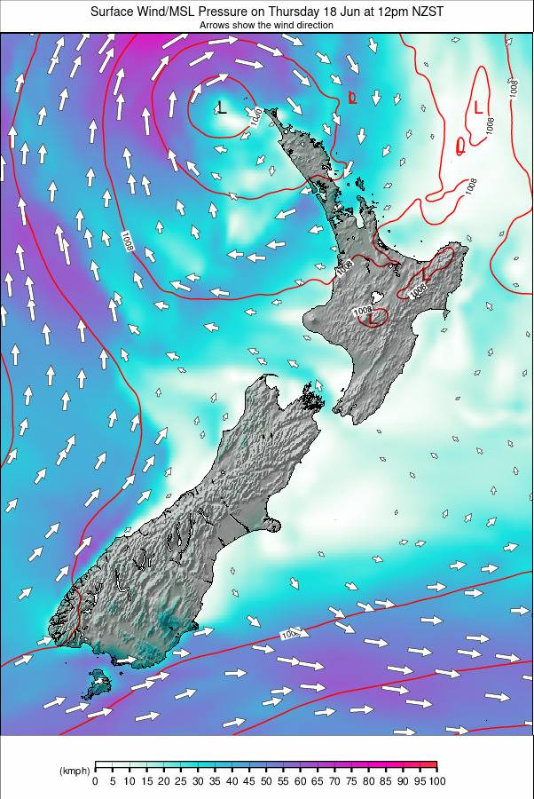 All New Zealand weather map - click to go back to main thumbnail page