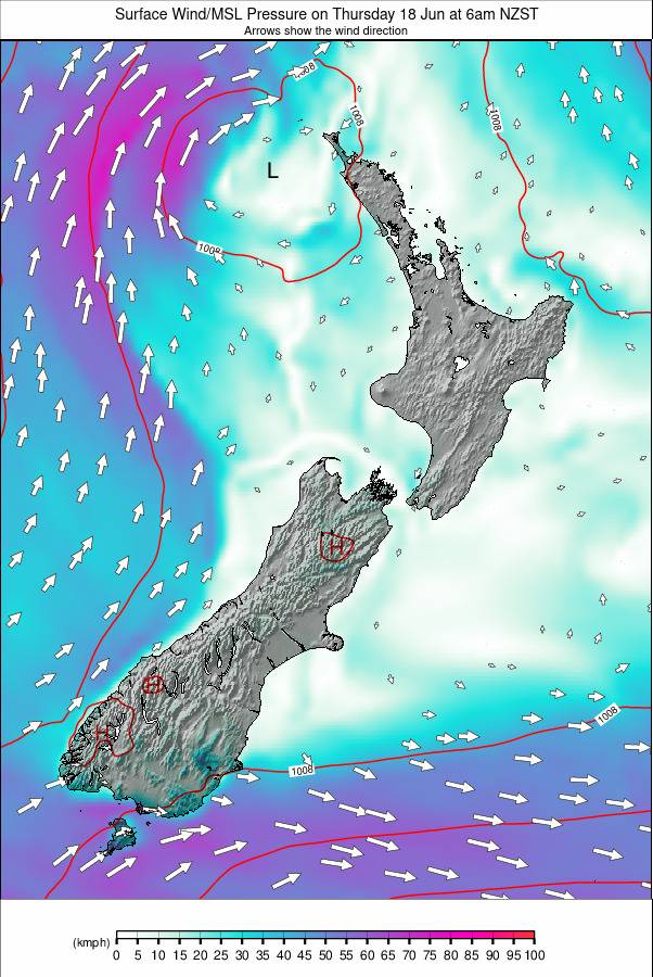 All New Zealand weather map - click to go back to main thumbnail page