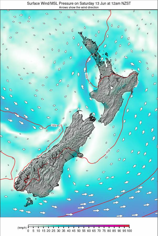 All New Zealand weather map - click to go back to main thumbnail page