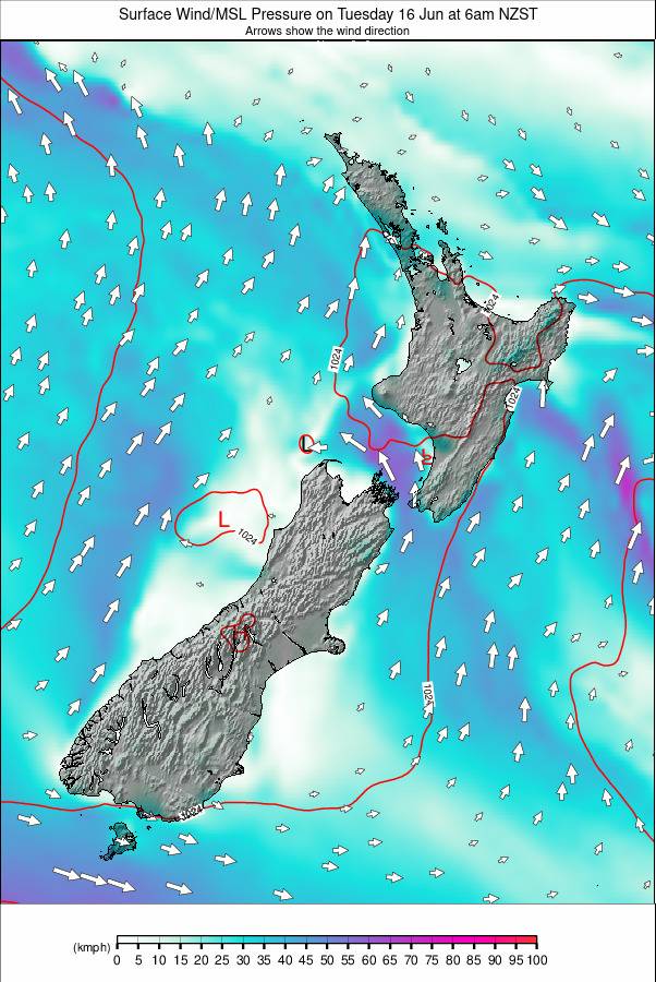 All New Zealand weather map - click to go back to main thumbnail page