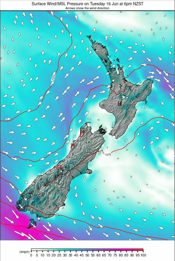 All New Zealand weather map - click to go back to main thumbnail page