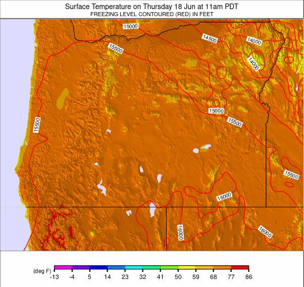 Oregon weather map - click to go back to main thumbnail page