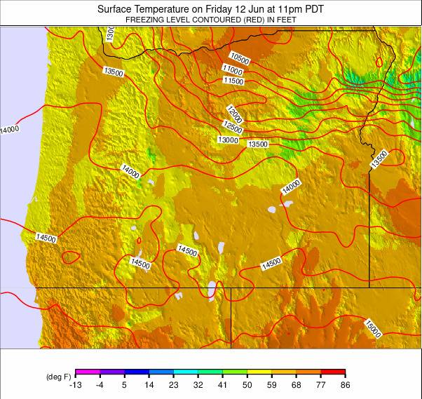 Oregon weather map - click to go back to main thumbnail page
