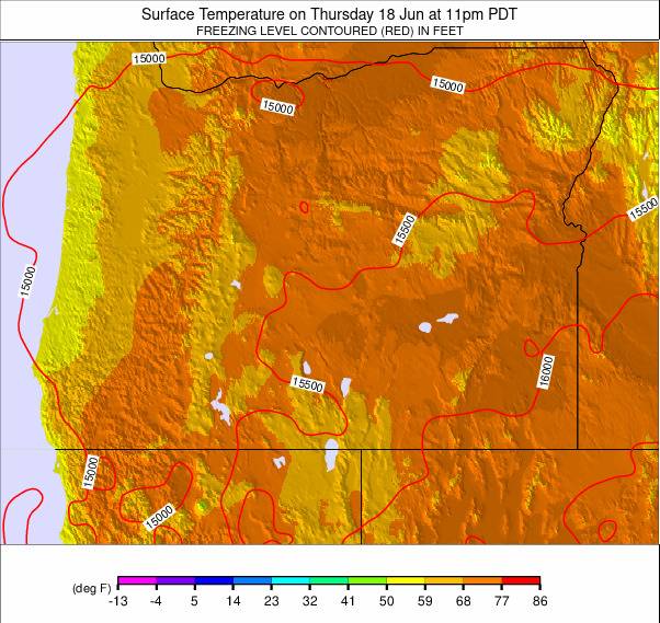 Oregon weather map - click to go back to main thumbnail page