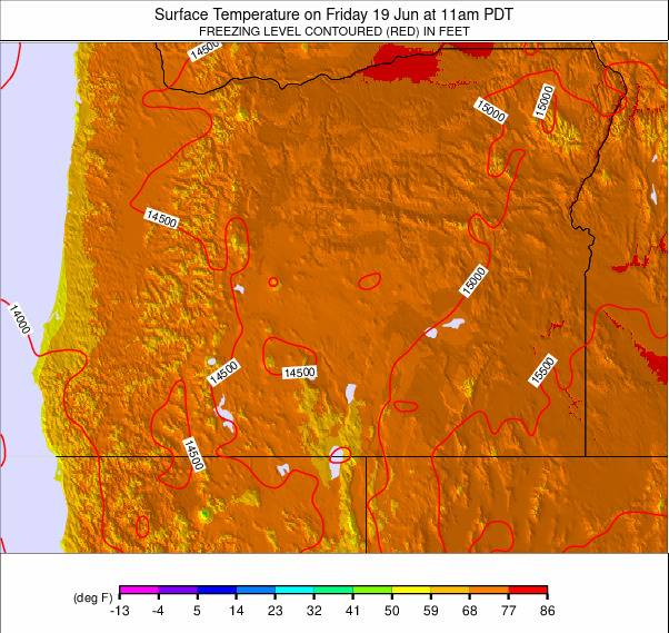 Oregon weather map - click to go back to main thumbnail page