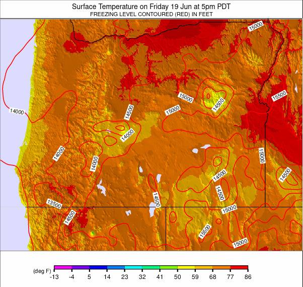 Oregon weather map - click to go back to main thumbnail page