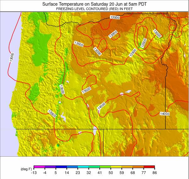 Oregon weather map - click to go back to main thumbnail page