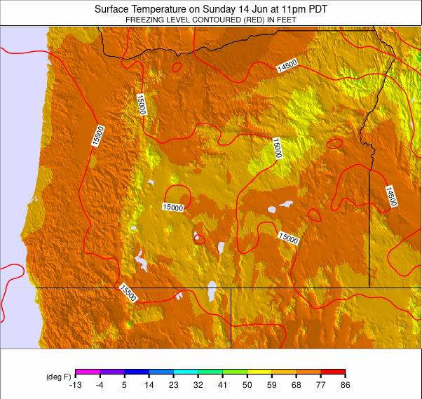 Oregon weather map - click to go back to main thumbnail page