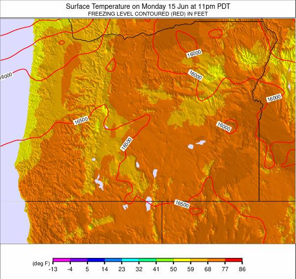 Oregon weather map - click to go back to main thumbnail page