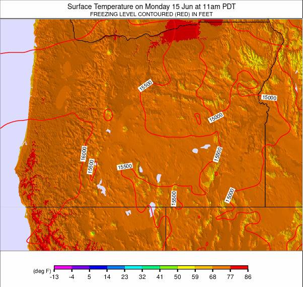 Oregon weather map - click to go back to main thumbnail page