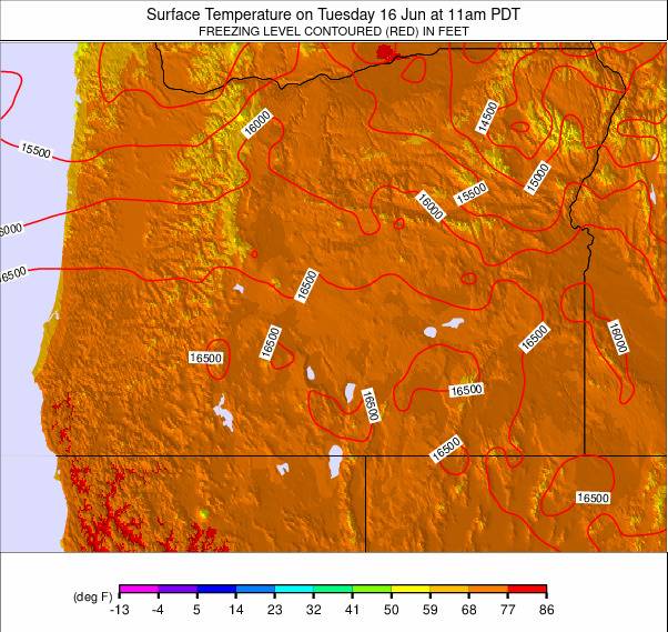 Oregon weather map - click to go back to main thumbnail page