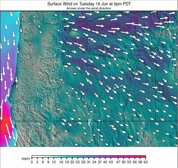 Oregon weather map - click to go back to main thumbnail page