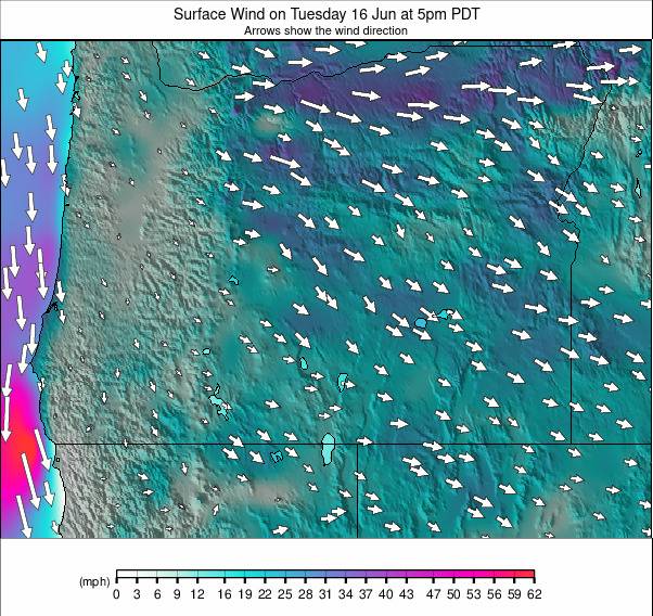 Oregon weather map - click to go back to main thumbnail page
