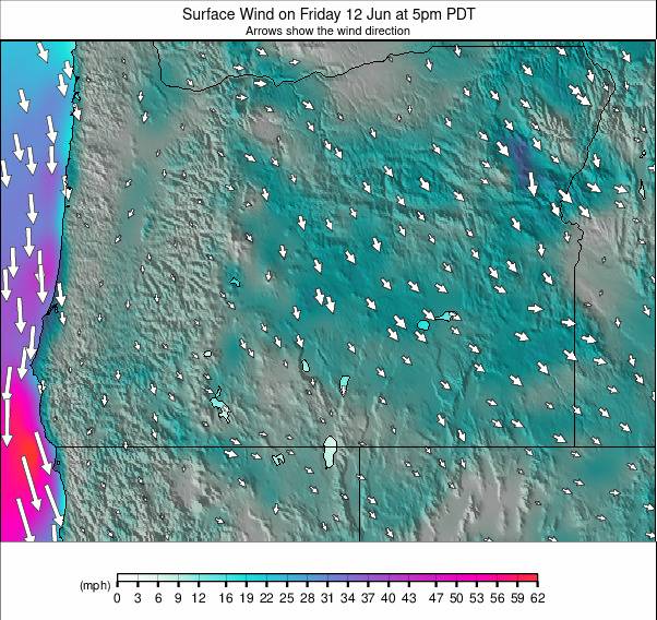 Oregon weather map - click to go back to main thumbnail page