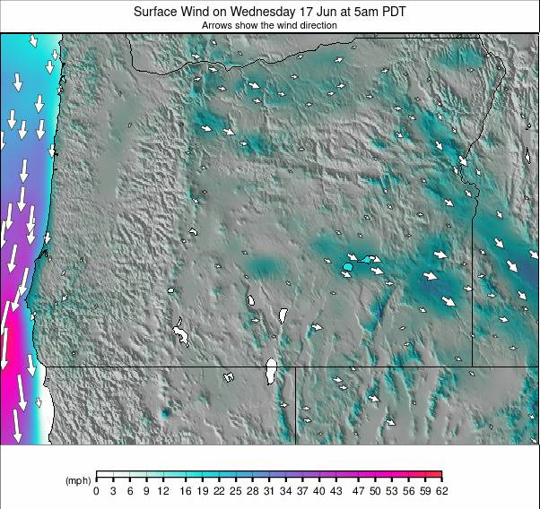 Oregon weather map - click to go back to main thumbnail page