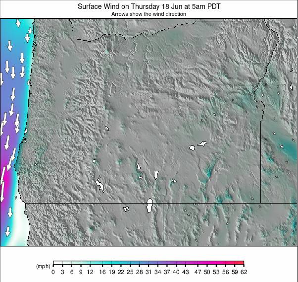 Oregon weather map - click to go back to main thumbnail page