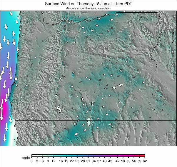 Oregon weather map - click to go back to main thumbnail page