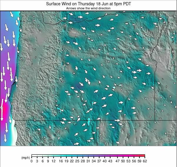 Oregon weather map - click to go back to main thumbnail page