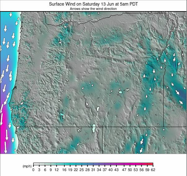 Oregon weather map - click to go back to main thumbnail page