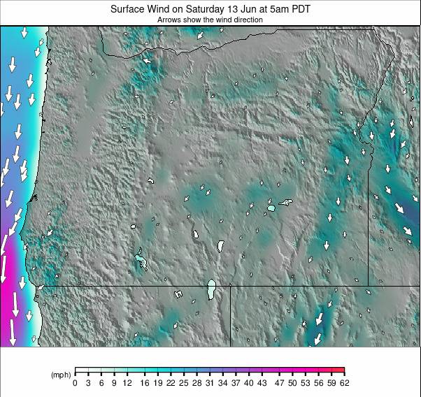 Oregon weather map - click to go back to main thumbnail page