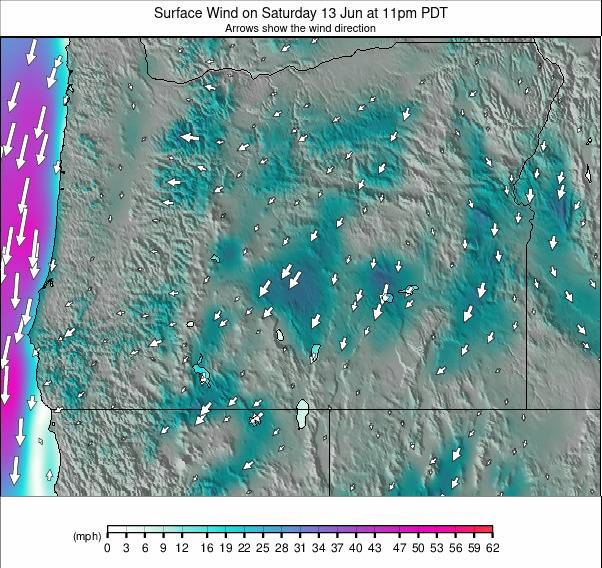Oregon weather map - click to go back to main thumbnail page