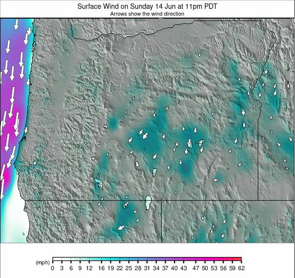 Oregon weather map - click to go back to main thumbnail page