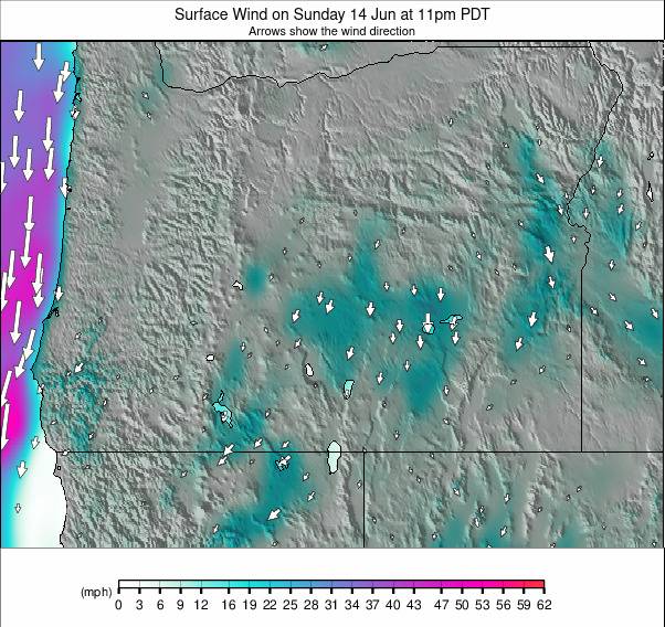 Oregon weather map - click to go back to main thumbnail page
