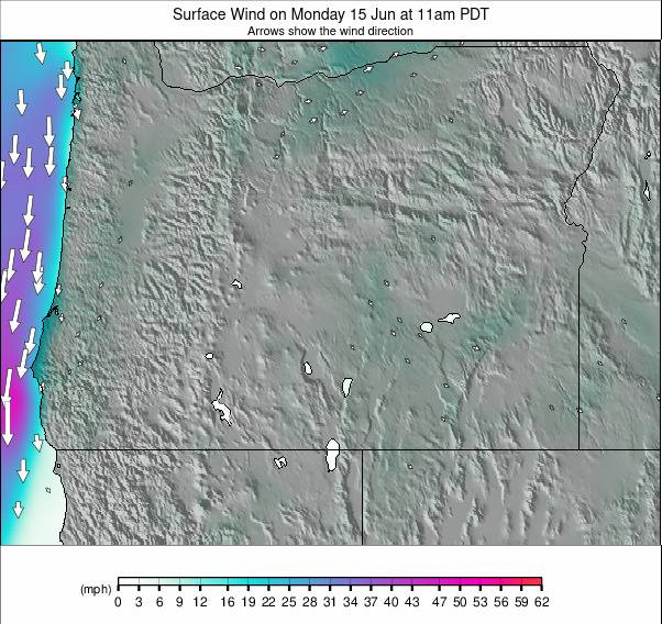 Oregon weather map - click to go back to main thumbnail page